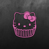 Hello Kitty Cupscake Sticker