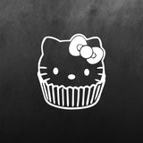 Hello Kitty Cupscake Sticker