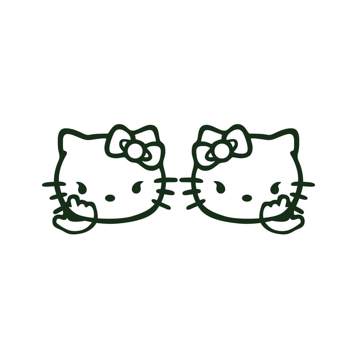 Hello Kitty Twin Sticker