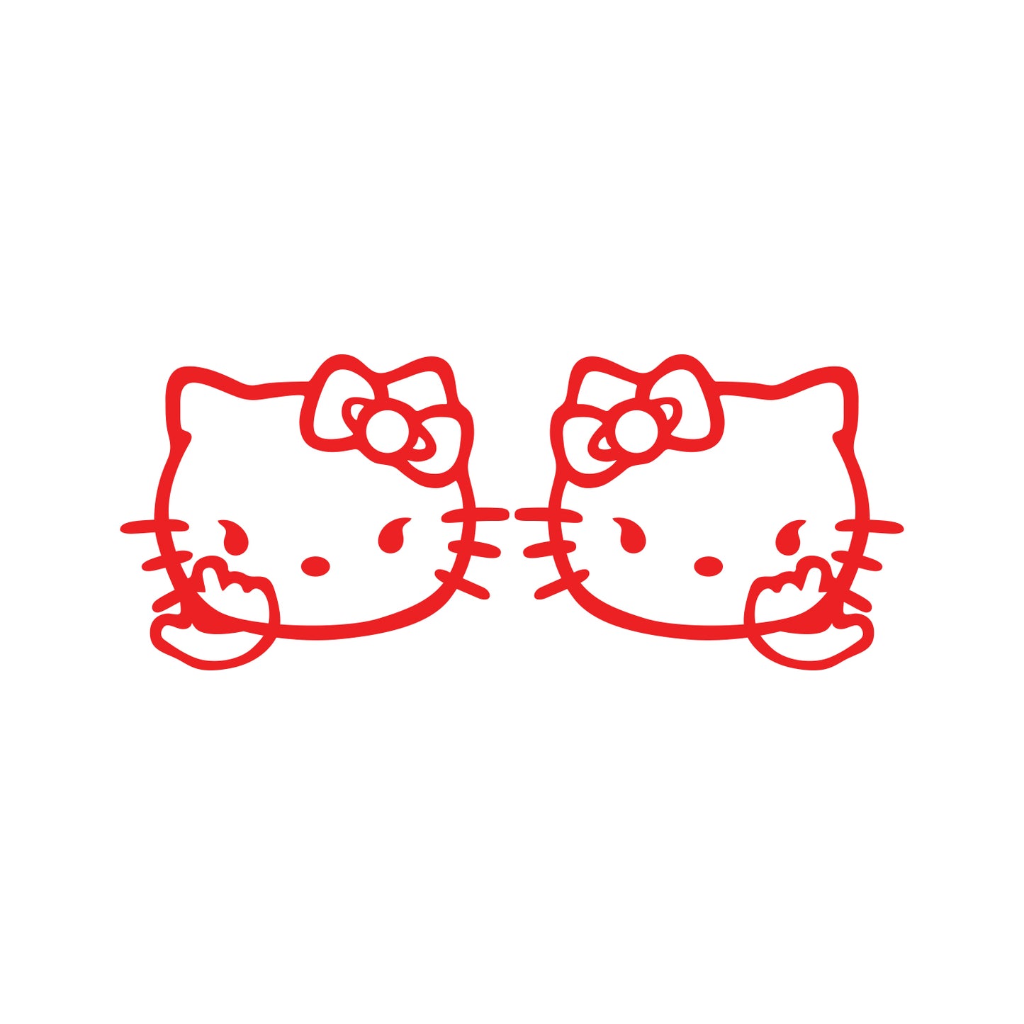 Hello Kitty Twin Sticker