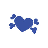 JDM Heart Skull Sticker