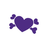 JDM Heart Skull Sticker