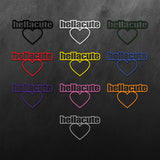 JDM Heart Hellacute Sticker