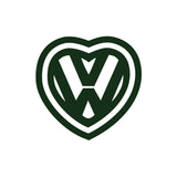 JDM Heart VW Sticker