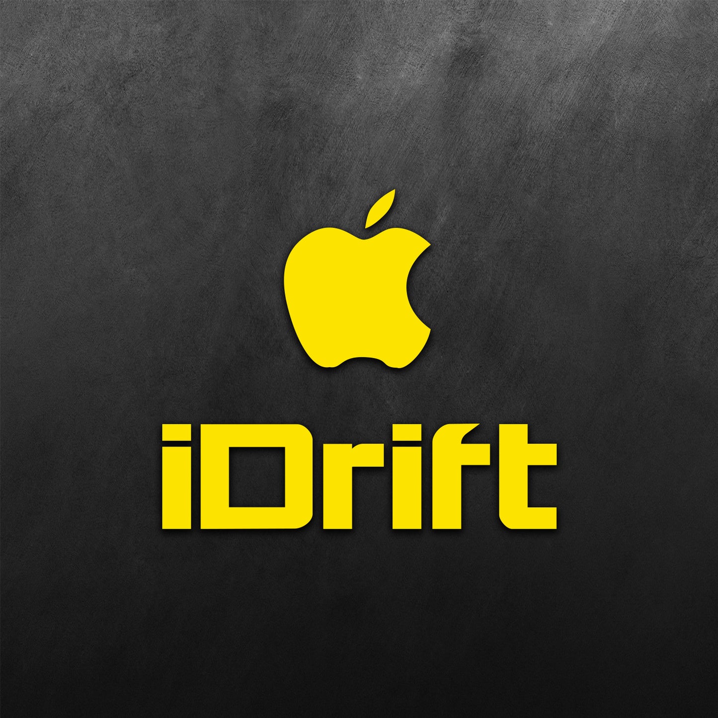 JDM iDrift Apple Logo Sticker