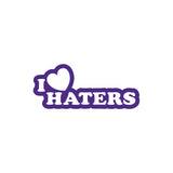 JDM Heart I Love Haters Sticker