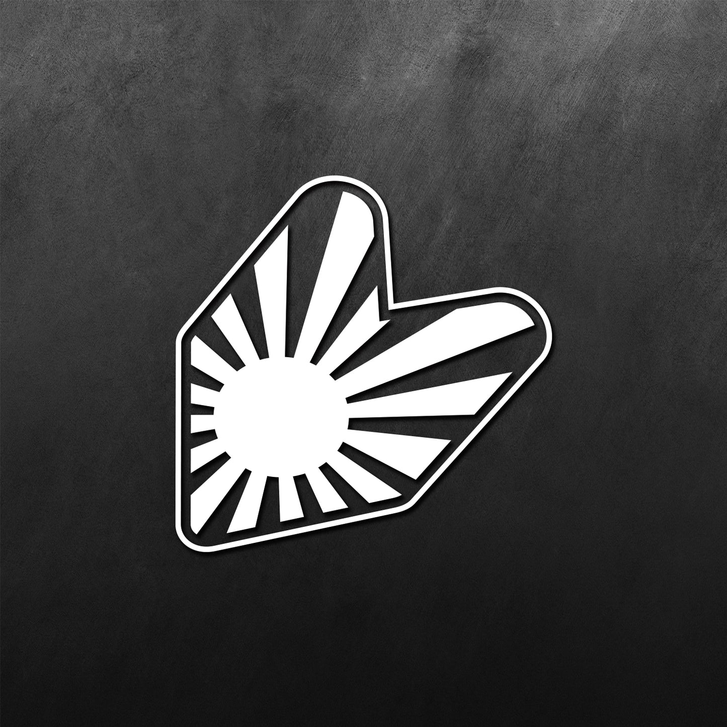 JDM Rising Sun Wakaba Sticker