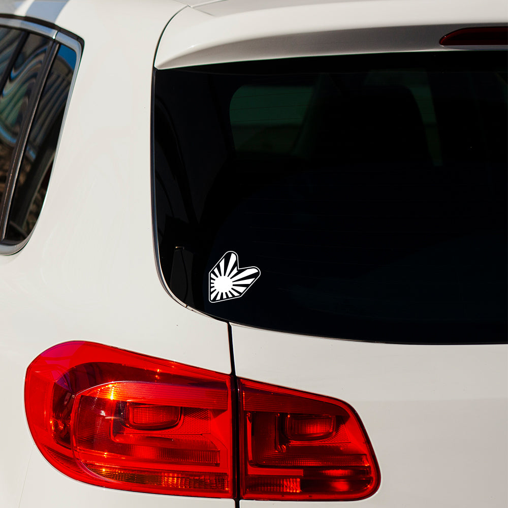 JDM Rising Sun Wakaba Sticker