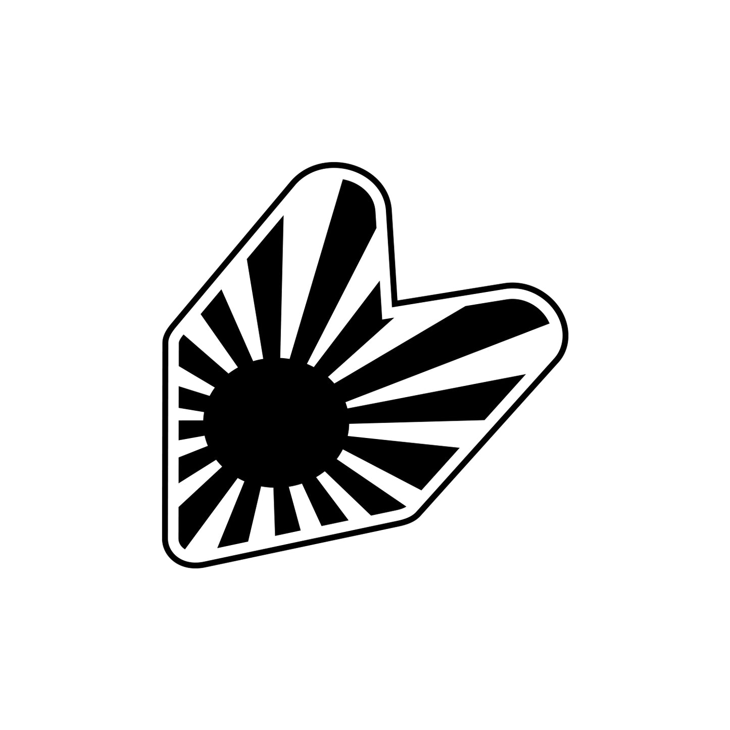 JDM Rising Sun Wakaba Sticker