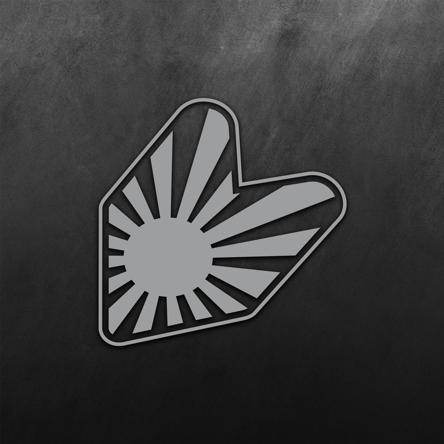 JDM Rising Sun Wakaba Sticker