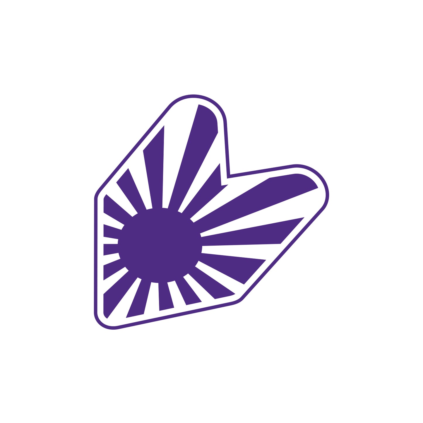 JDM Rising Sun Wakaba Sticker