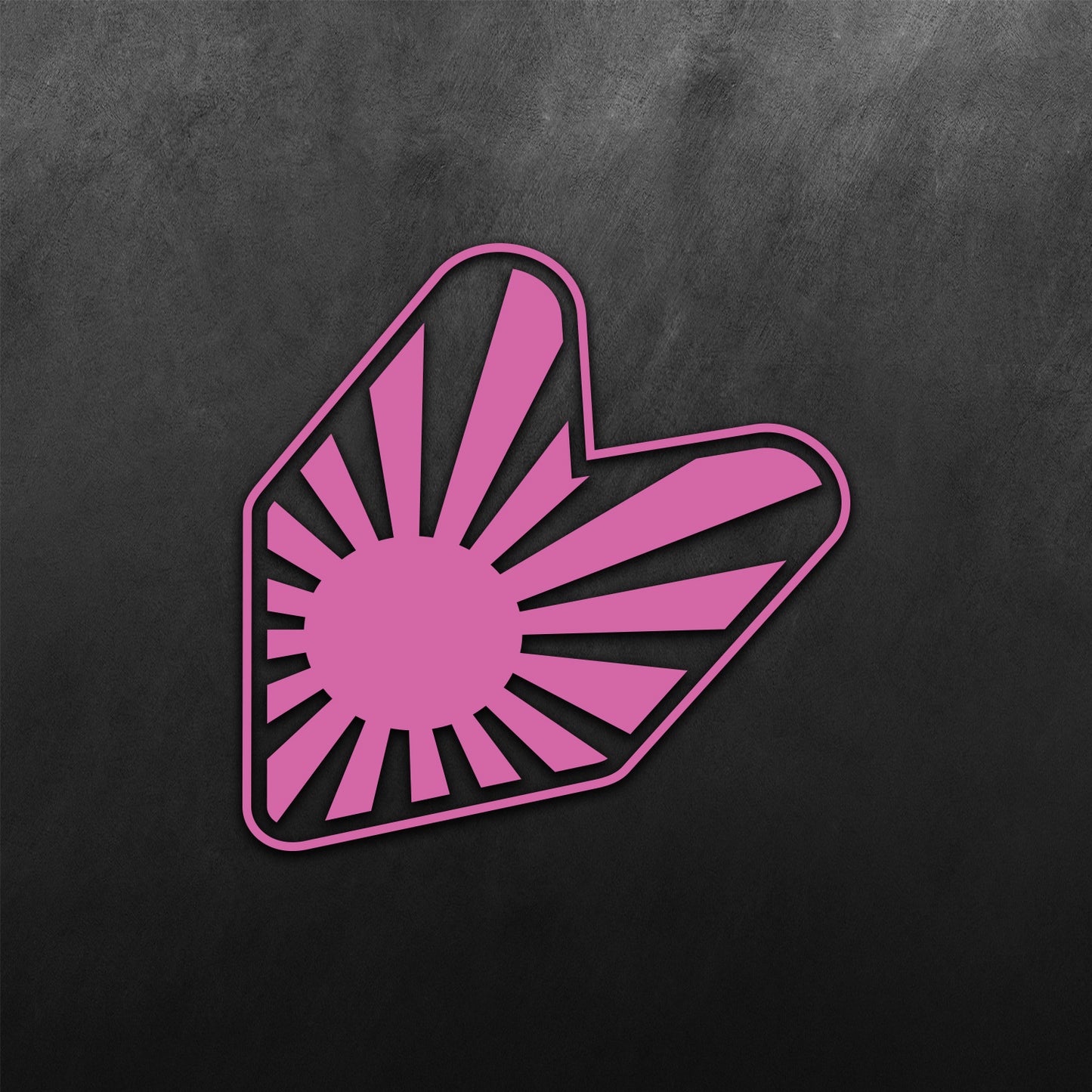 JDM Rising Sun Wakaba Sticker