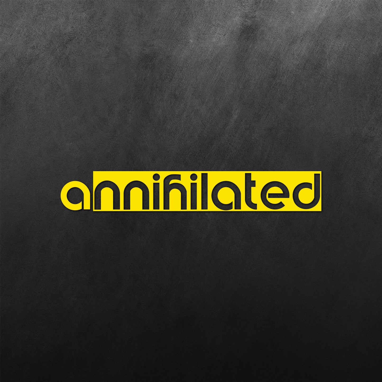 Annihilated Sticker