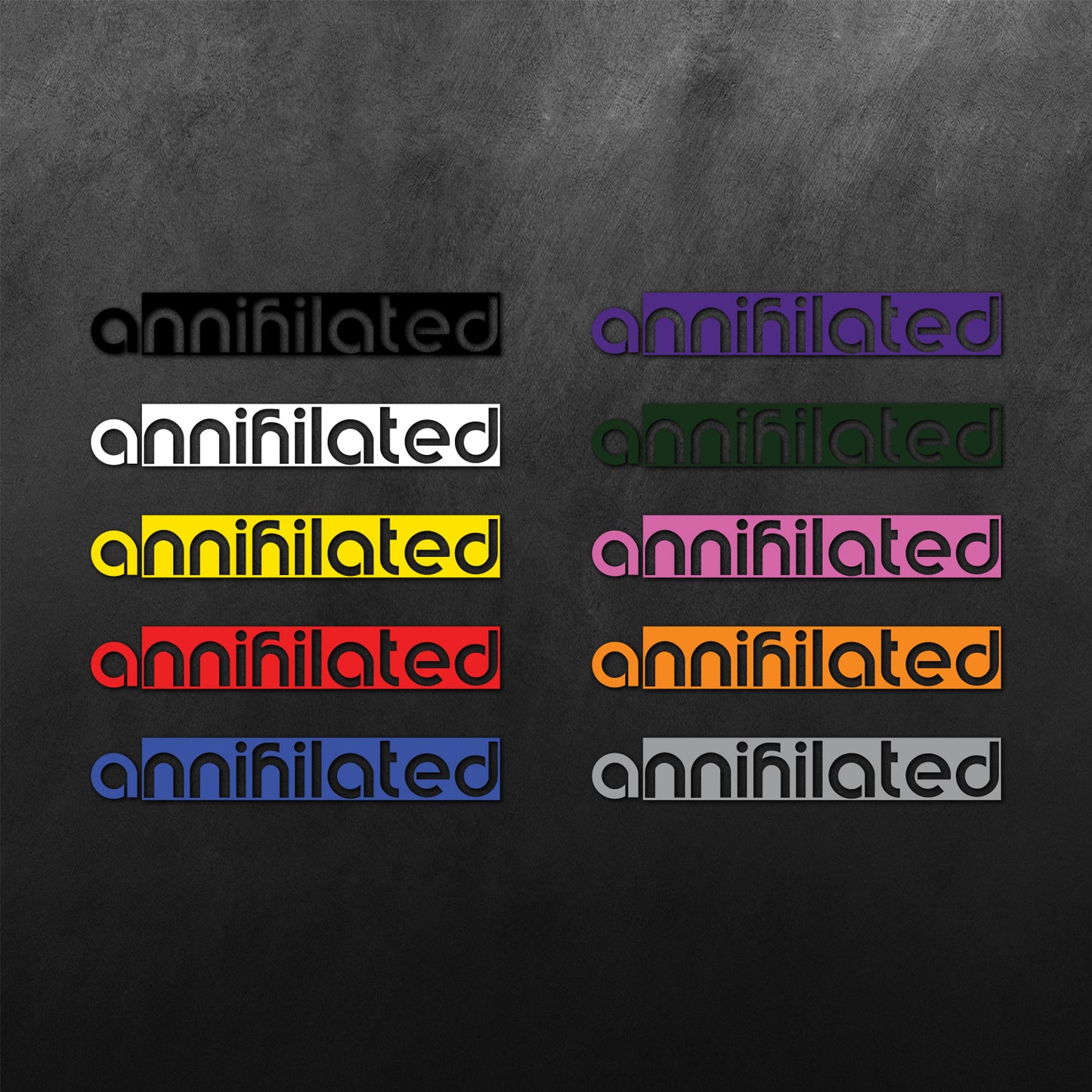 Annihilated Sticker