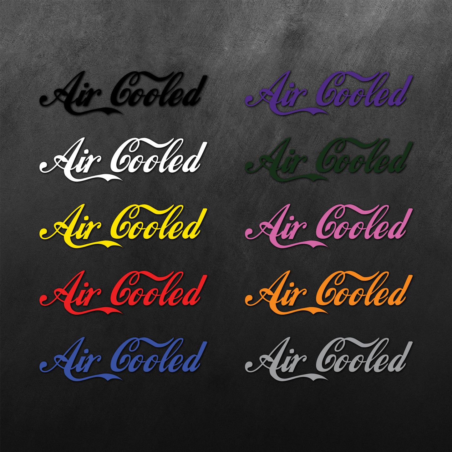 Air Cooled Sticker