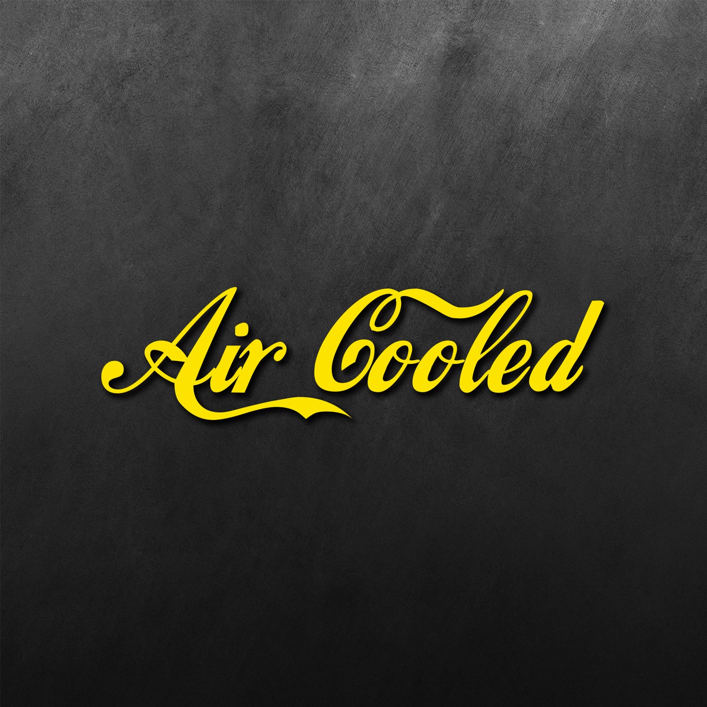 Air Cooled Sticker