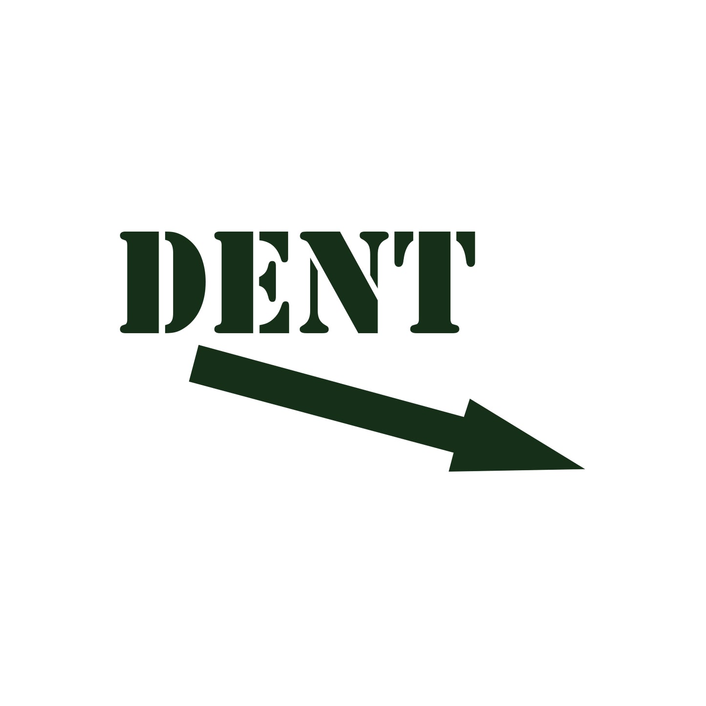 Dent Sticker