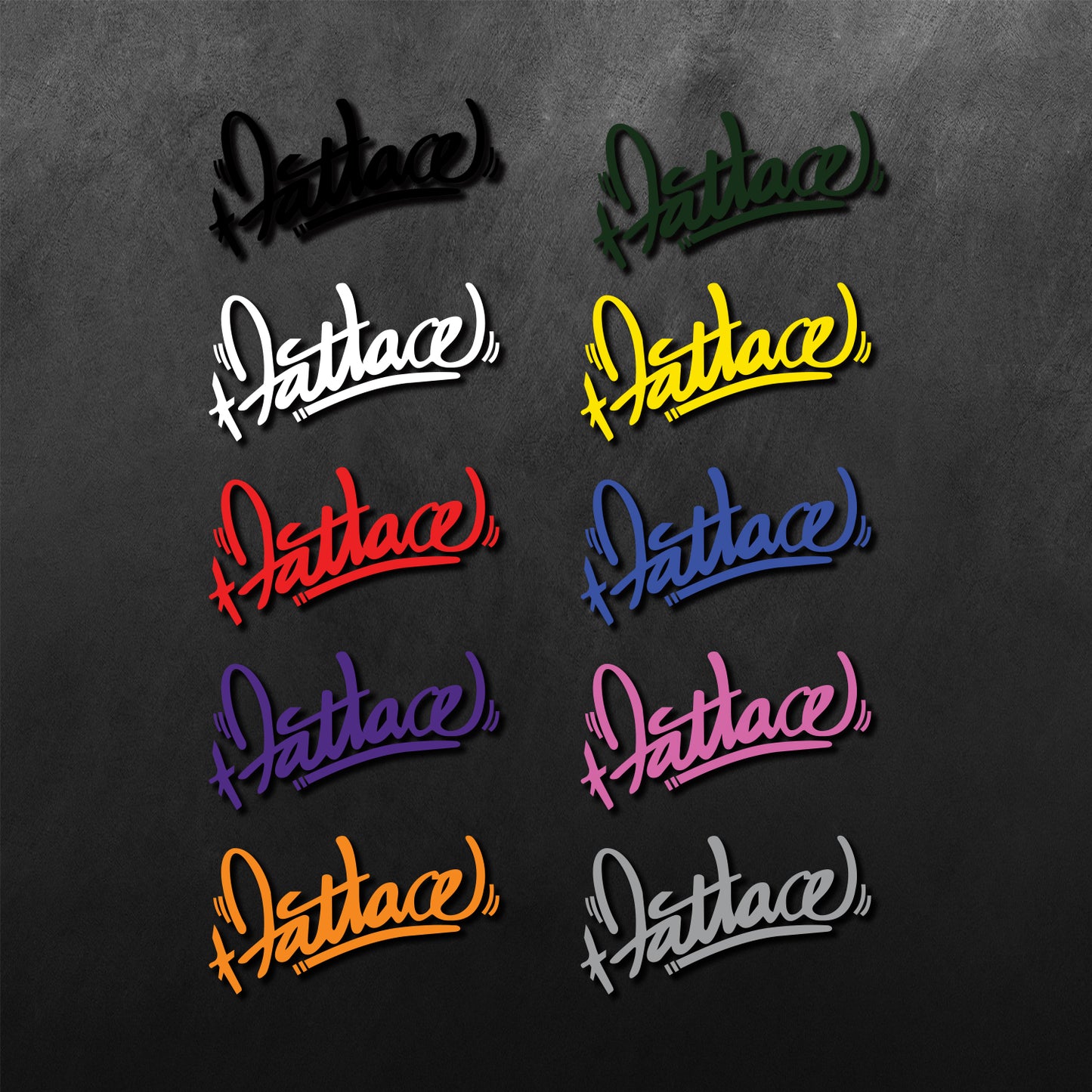 Fatlace Grafitti Sticker