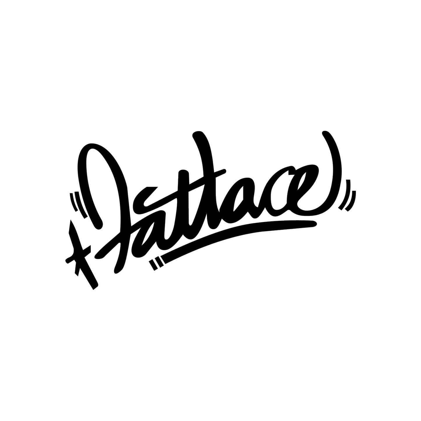 Fatlace Grafitti Sticker