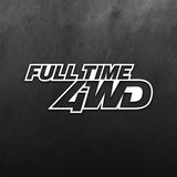 Full Time 4WD Sticker