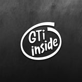 GTi Inside Sticker