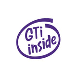 GTi Inside Sticker