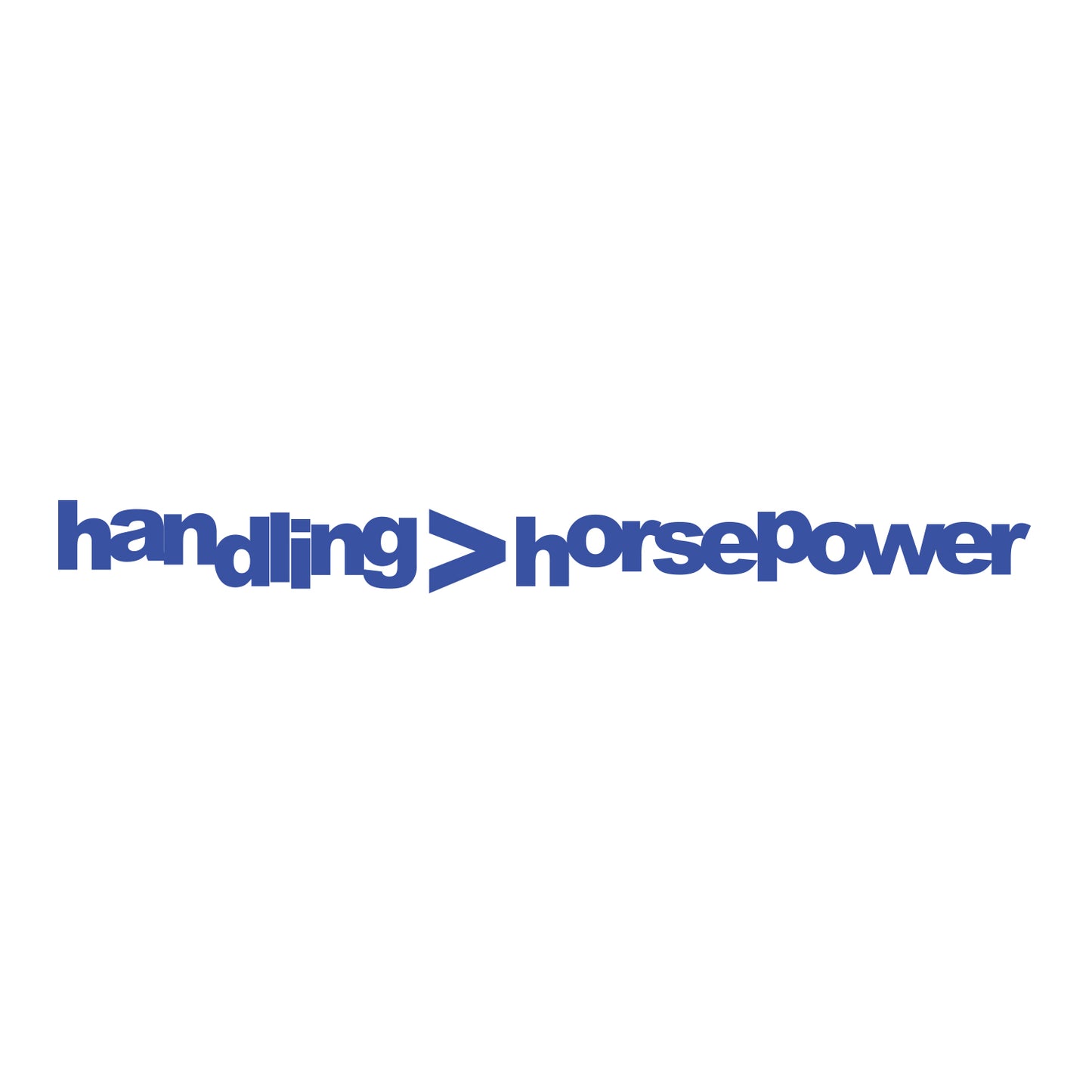 Handling Horsepower Sticker