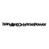 Handling Horsepower Sticker