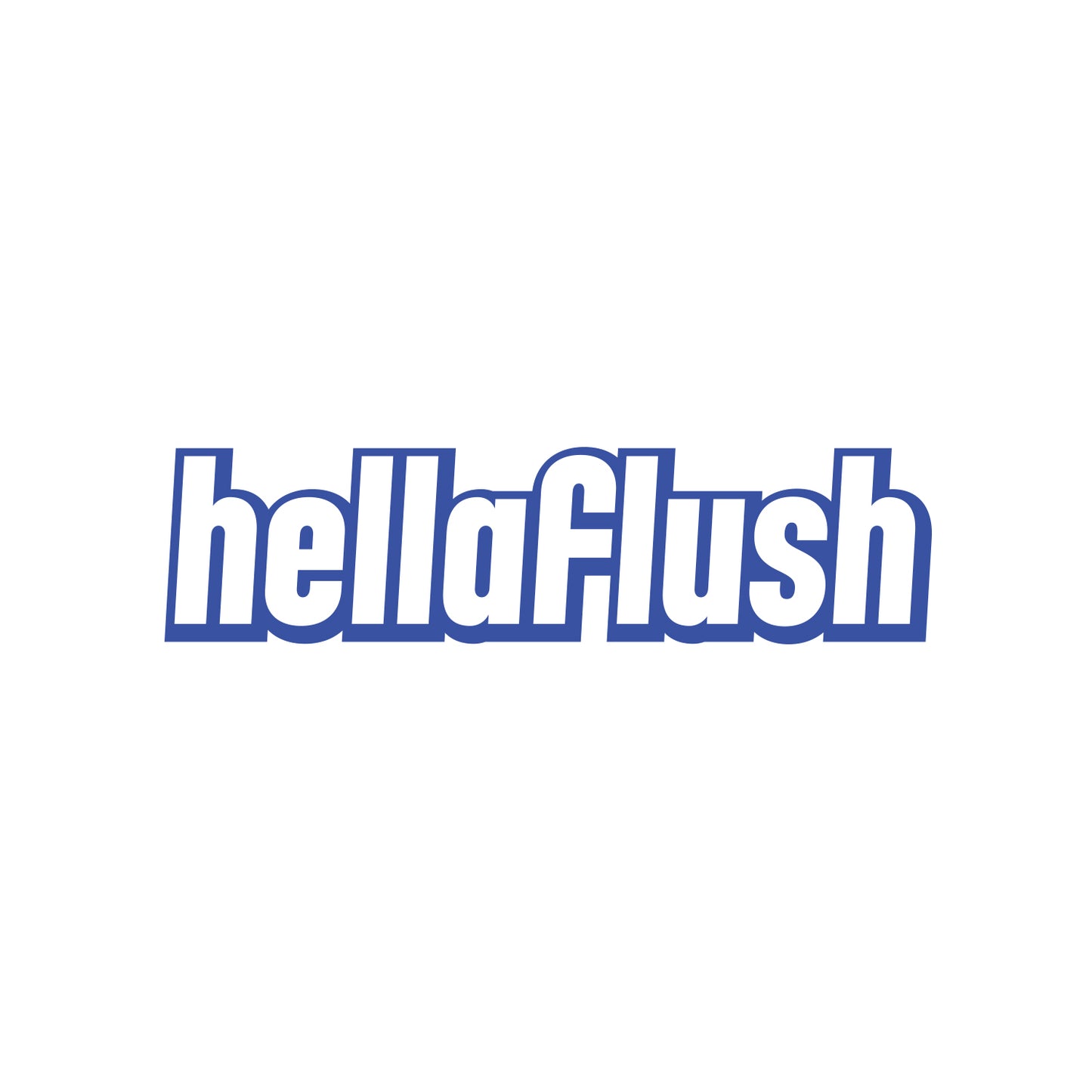 Hellaflush Sticker