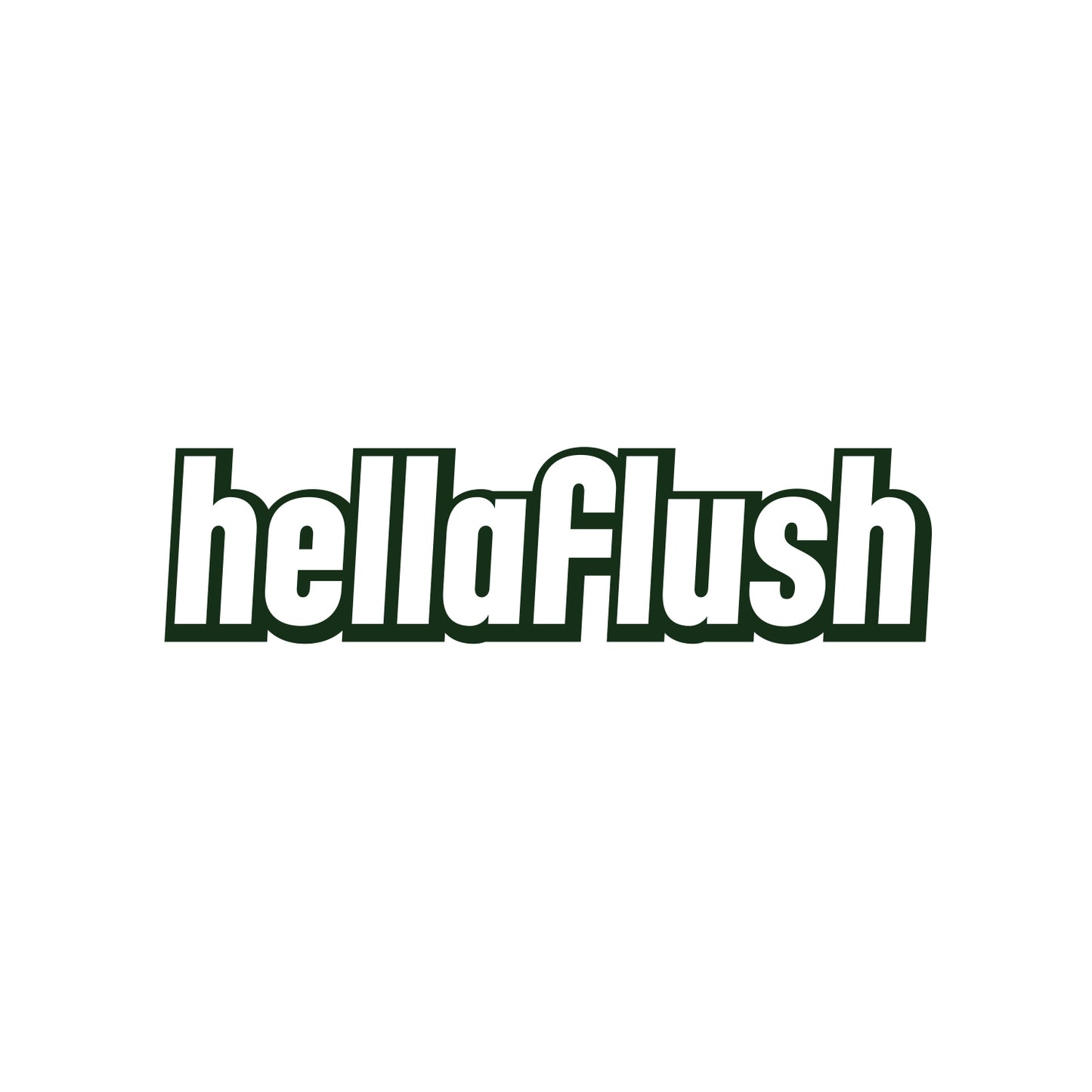 Hellaflush Sticker