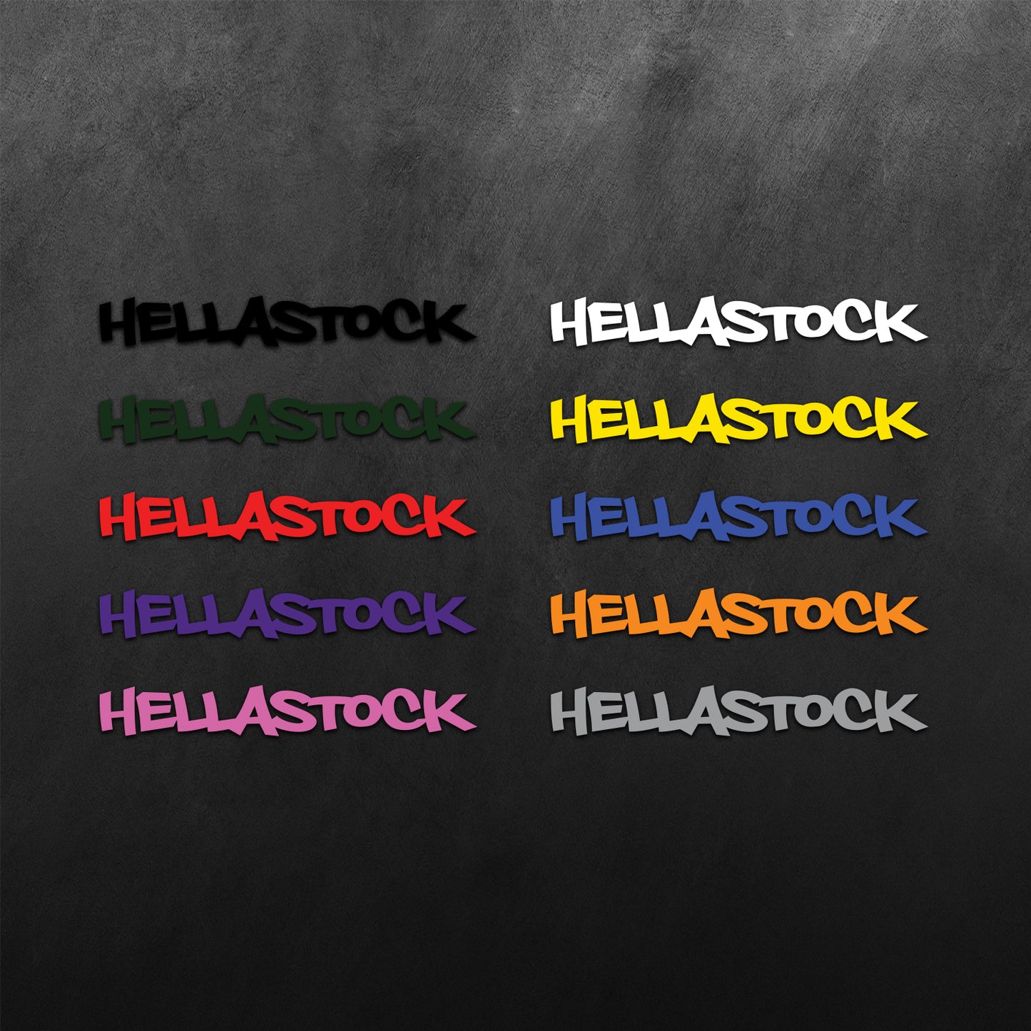 Hellastock Sticker