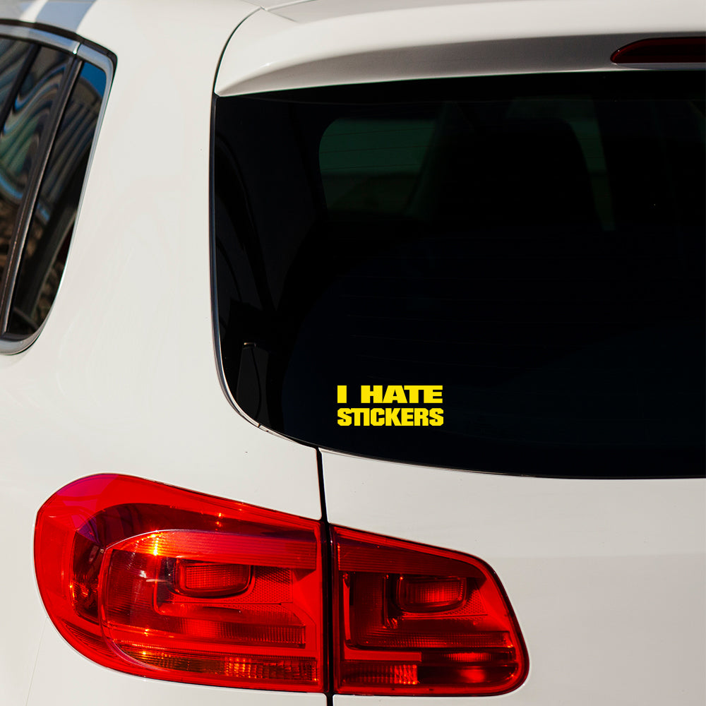 I Hate Stickers