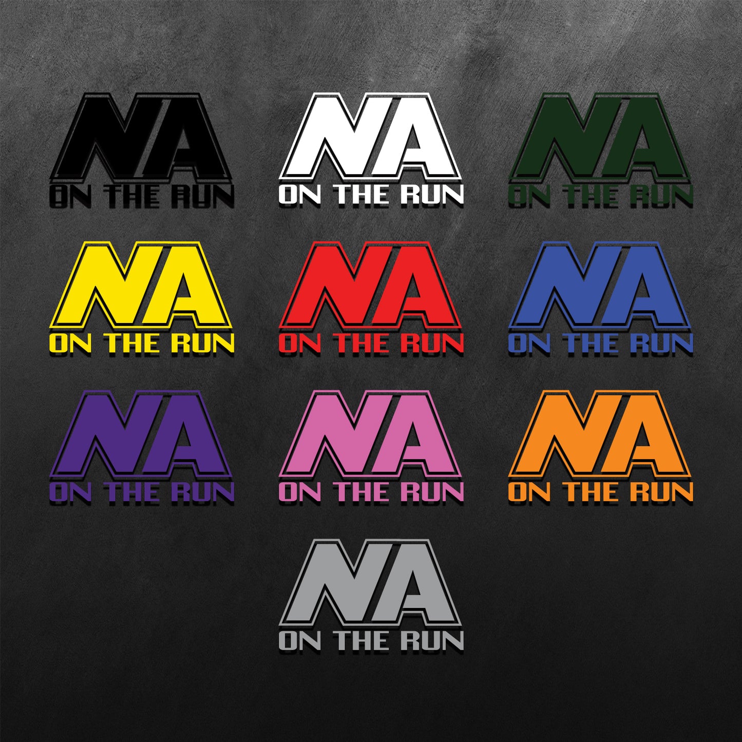 NA On The Run Sticker