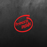 Princess Inside Sticker