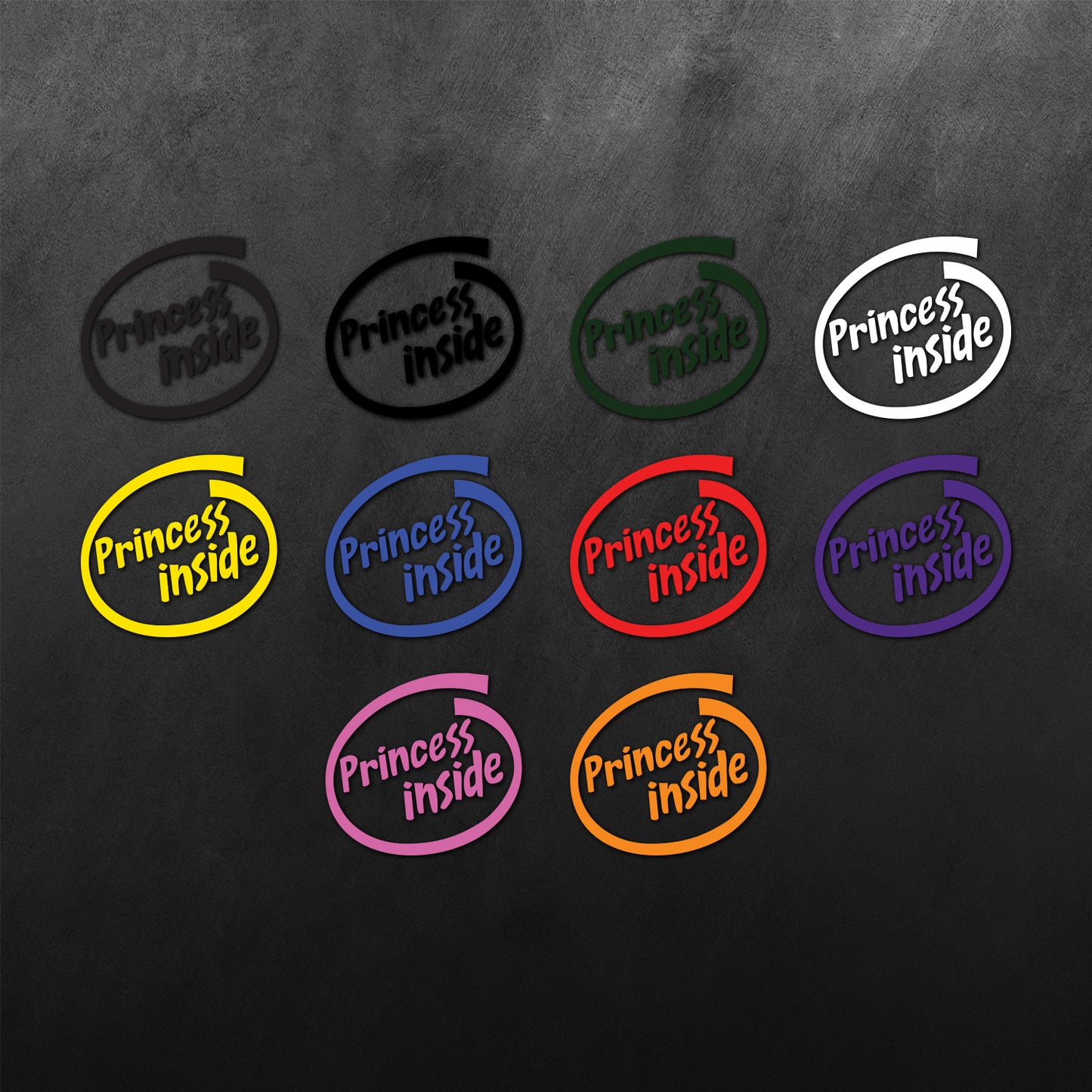 Princess Inside Sticker