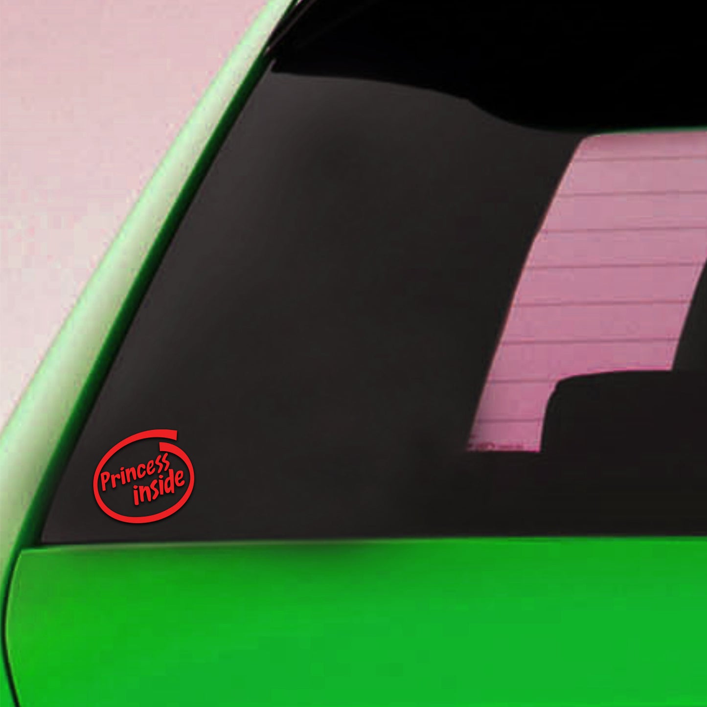 Princess Inside Sticker