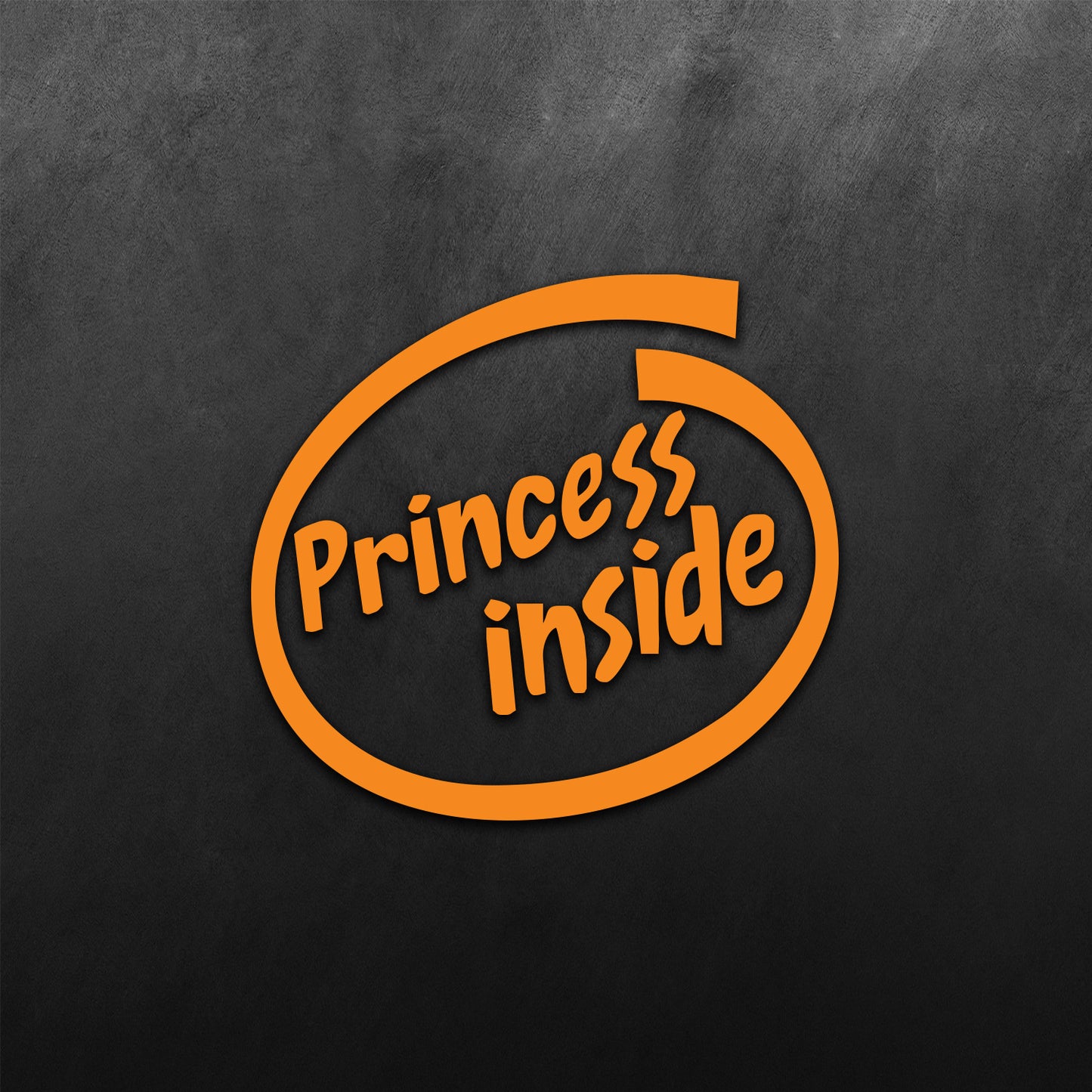 Princess Inside Sticker