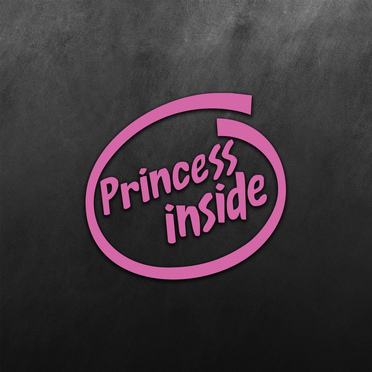 Princess Inside Sticker