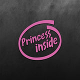 Princess Inside Sticker