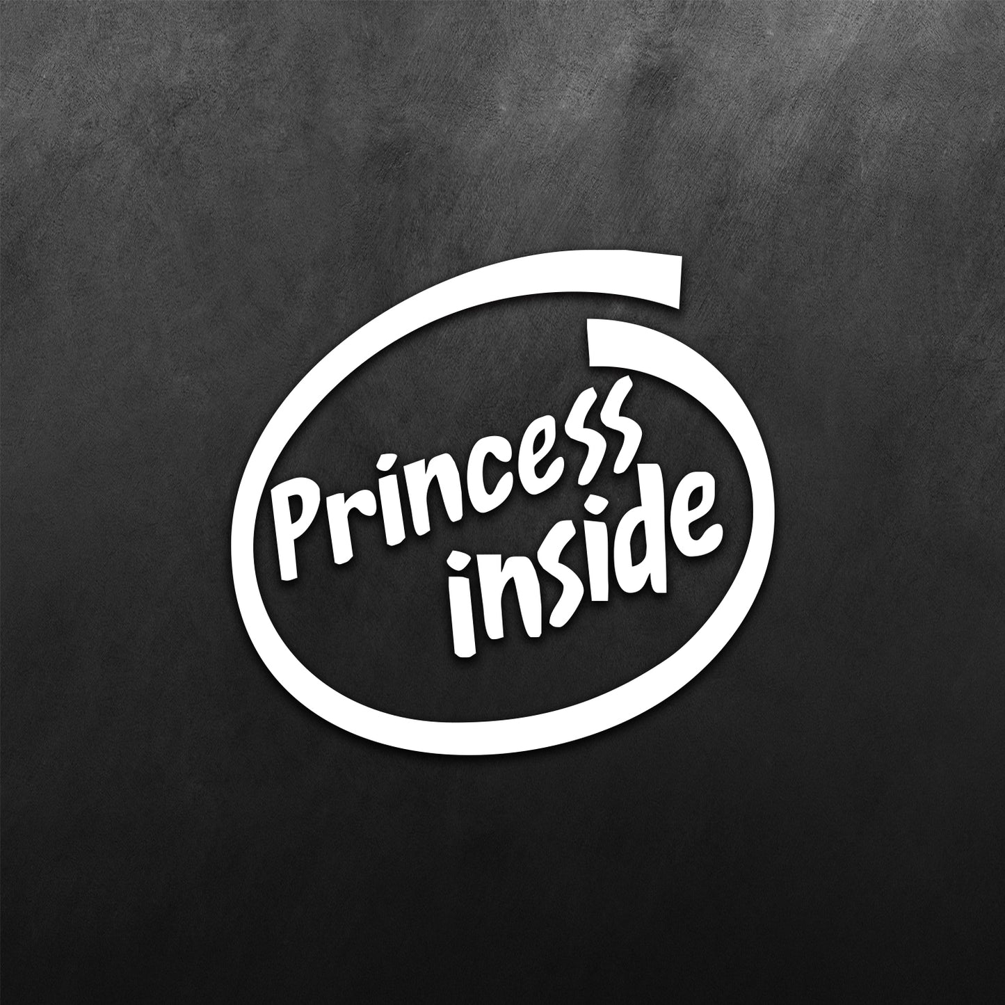 Princess Inside Sticker
