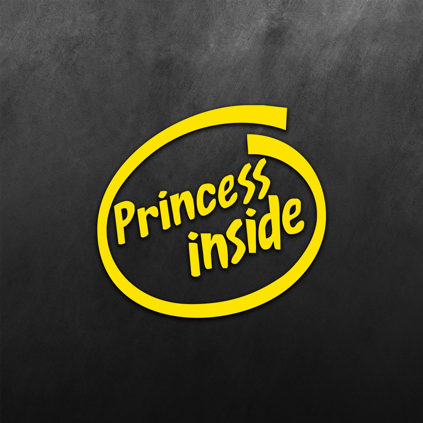 Princess Inside Sticker
