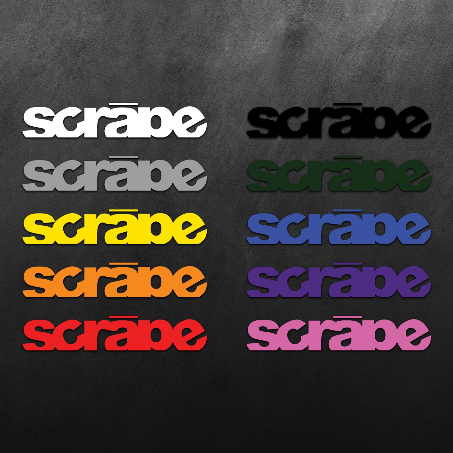 Scrape Sticker