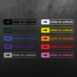 Slide To Unlock Sticker