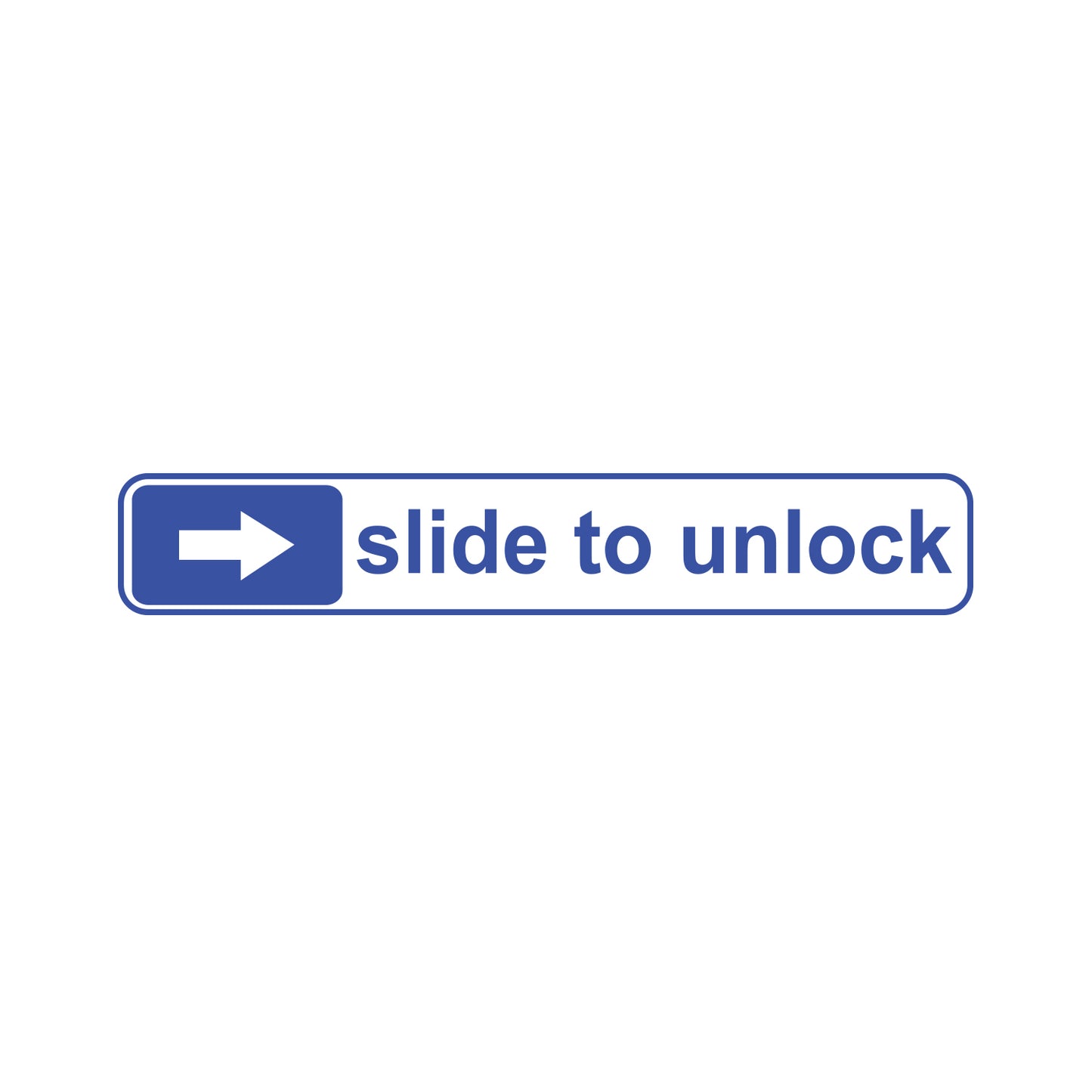 Slide To Unlock Sticker
