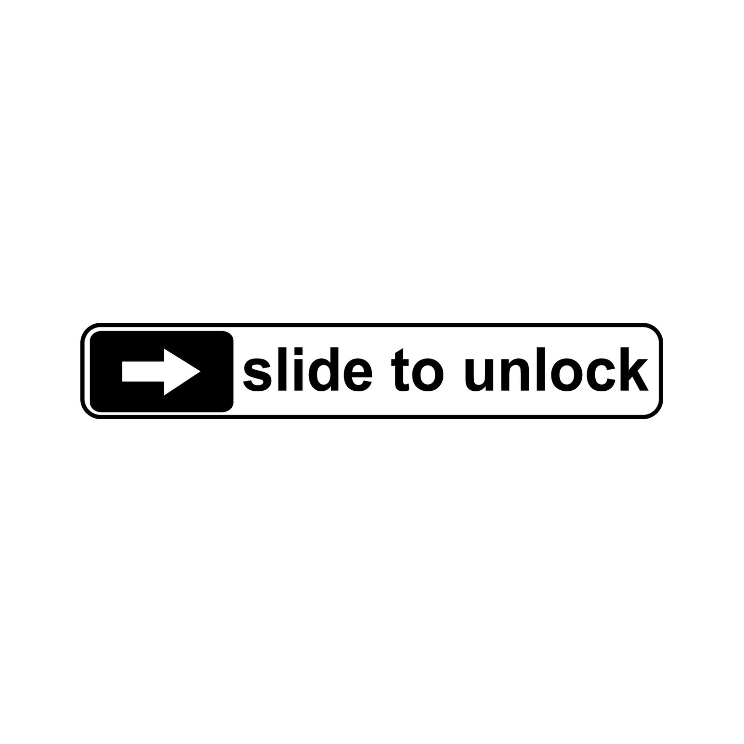 Slide To Unlock Sticker