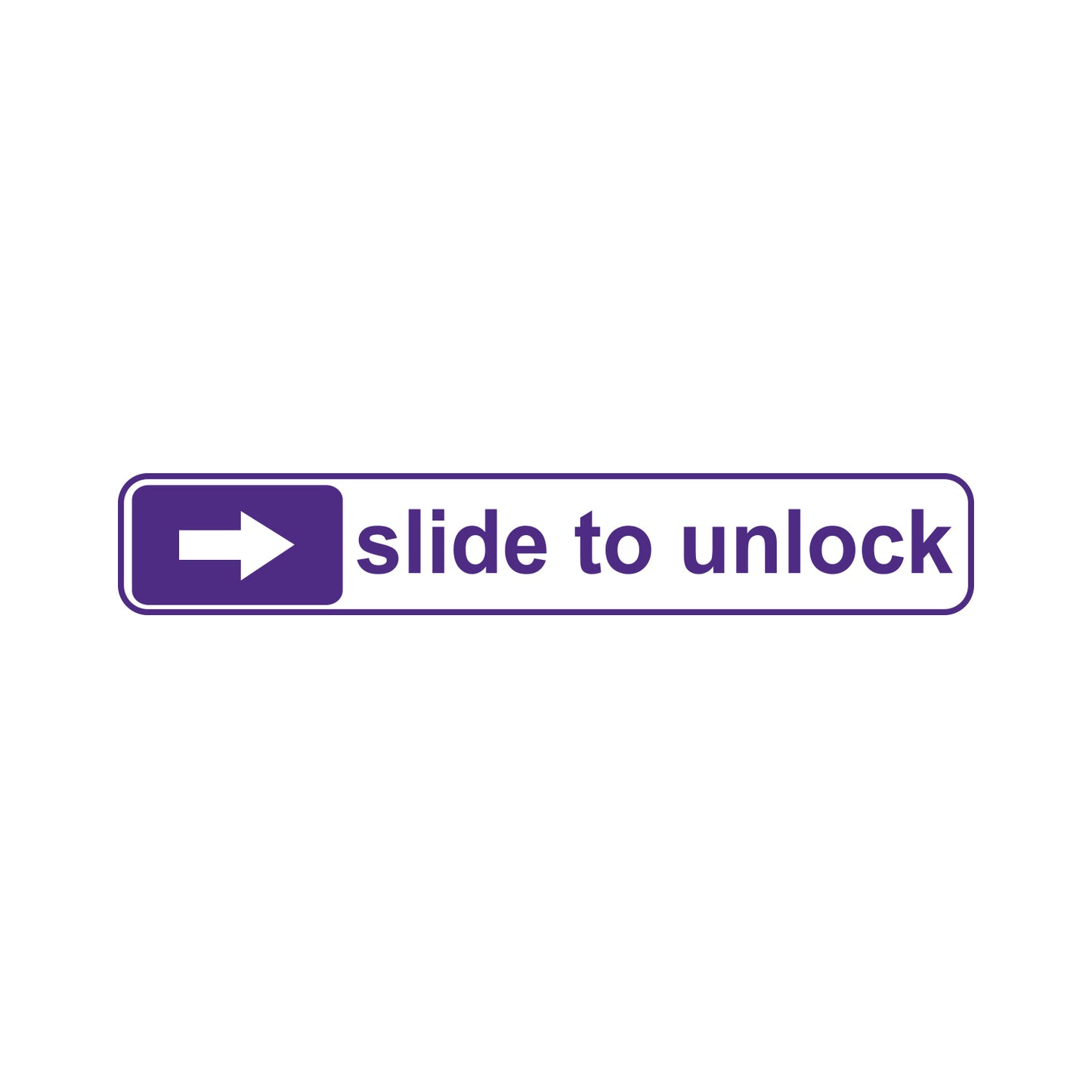 Slide To Unlock Sticker