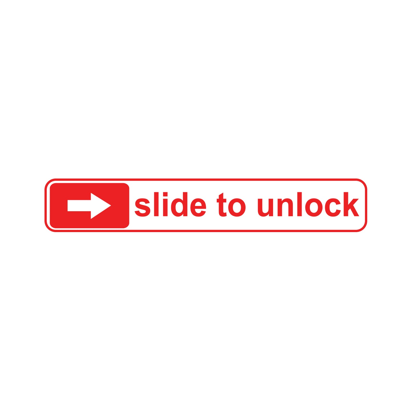 Slide To Unlock Sticker