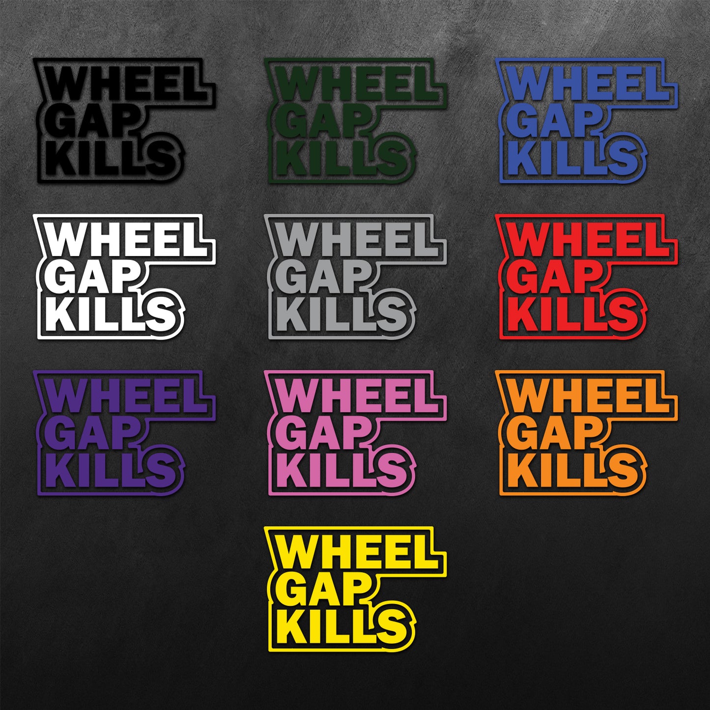Wheel Gap Kills Sticker