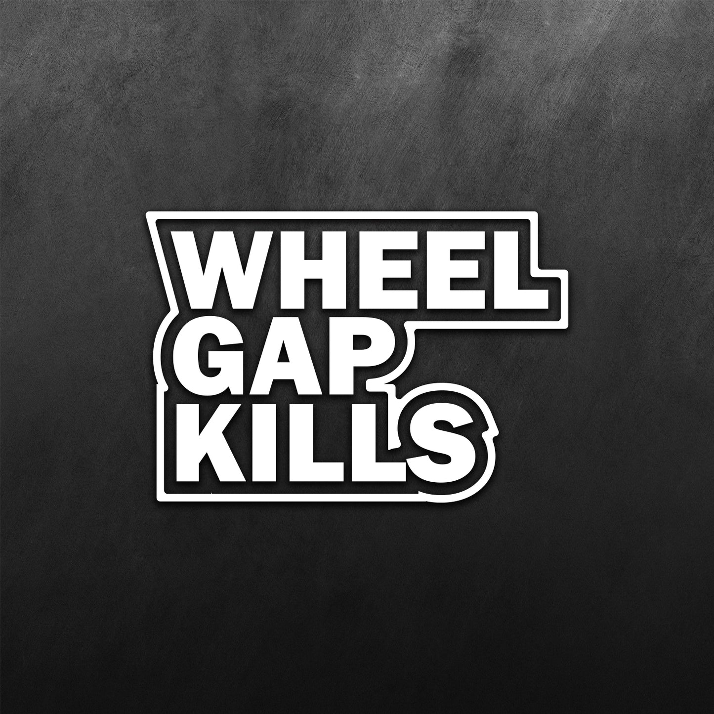 Wheel Gap Kills Sticker