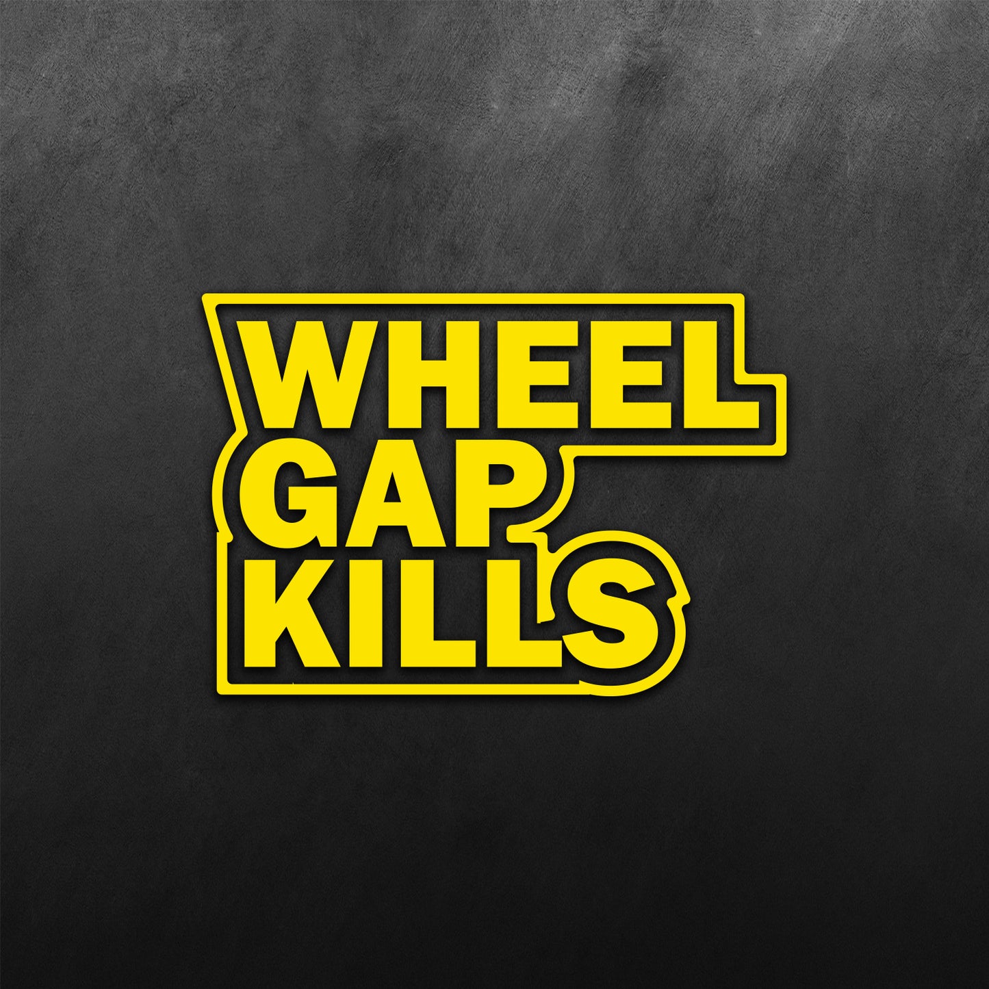 Wheel Gap Kills Sticker